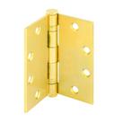 Dobradiça de porta Prime-Line U 1156463 11,5 x 11,5 cm em latão acetinado