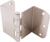 Dobradiça de porta Swing Clear Offset de 3,5 polegadas, pacote com 3 unidades de níquel escovado