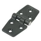 Dobradiça de porta Whitecap Black Nylon 3,8 x 7,6 cm Dobradiça de porta Whitecap Black Nylon 3,8 x 7,6 cm