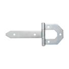 Dobradiça De Portão Tipo Ferradura Rocha 89x4mm Haste Parafusar