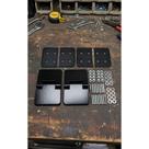 Dobradiça Dupla Fibra 62x96mm P/ Baú Capota Porta