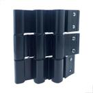 Dobradiça Encaixe 03 Abas Linha Gold Porta Dob-828 Preto 3Pç