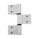 Dobradica encaixe 3 abas linha gold dob-828 porta lateral branca alumifix