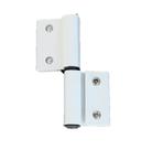 Dobradica encaixe linha 25 suprema sd771 porta aluminio bran