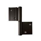 Dobradica encaixe linha 42 dupla sd-333 porta giro abrir aluminio preto gm