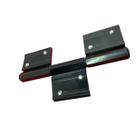 Dobradica encaixe linha 42 tripla sd-333 porta giro abrir aluminio preto al