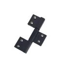 Dobradica encaixe linha suprema tripla dob-840 porta lateral preto alumifix