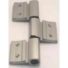 Dobradica encaixe tripla linha suprema porta aluminio abrir giro fosco
