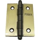 Dobradica Fama 1295 Fox 3'' - Kit C/24 Dobradica Fama 1295 Fox 3'' - Kit C/24