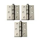 Dobradiça Inox Com Rolamento 3 X 2,5 Escovada - Cartela C/03