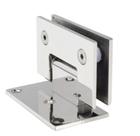 Dobradiça inox GV48 90º 1011 para porta de vidro e box - alvenaria/vidro 2 un Dobradiça inox GV48 90º 1011 para porta de vidro e box - alvenaria/vidro 2 un