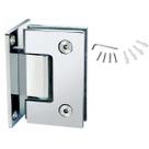 Dobradiça inox GV48 90º 1012 box vidro/alvenaria cromada