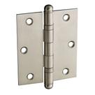 Dobradiça Inox P Porta Com Rolamento 3½x3 Escovada 15 Unidades