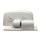 Dobradiça Lateral Simples Caimento Para Box Al1115 Branco