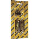 Dobradica Merkel 129 Ferro Latonado Oxidado 2.1/2'' Blister Com 3 Pecas