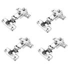 Dobradiça Metal Armário Cozinha Guarda Roupas 26mm Reta Albras Kits