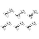 Dobradiça Metal Armário Cozinha Guarda Roupas 26mm Reta Albras Kits