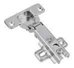 Dobradica Móveis Mini 26mm Reta Para Armários 10 Peças C/par