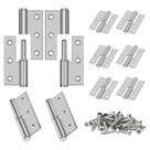 Dobradiça MOZCORN Lift Off 3" em aço inoxidável escovado, pacote com 6 Dobradiça MOZCORN Lift Off 3" em aço inoxidável escovado, pacote com 6