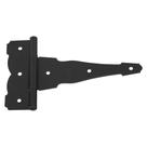 Dobradiça National Hardware N881-920 V841 preta, 20 cm, pacote com 2 Dobradiça National Hardware N881-920 V841 preta, 20 cm, pacote com 2