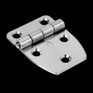Dobradiça Náutica Assimétrica Medida 38x52mm Aço Inox Mahler - Mahler Inox