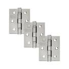 Dobradiça para Porta com Rolamento 882 Silvana Inox Escovado