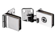 Dobradiça para Porta de Vidro Cromada 06005.0019.30 Soprano