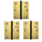 Dobradiça Para Porta Madeira Pino Reversível Stam 3 Peças