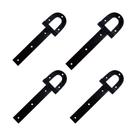 Dobradiça para porteira Nº 02 29cm x 8,5cm 4 unidades - Unifer
