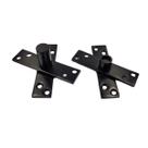 Dobradiça pino porta pivotante inox 304 preto até 150 kg não enferruja