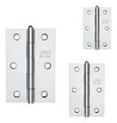 Dobradiça Pino Reversível 3½x2 5/16 X1,5mm Galvanizado Stam