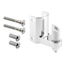 Dobradiça Pivotante por Gravidade para Divisória de Banheiro Sentry Supply 656-7220 Cromada em Zamak 3,2 cm Dobradiça Pivotante por Gravidade para Divisória de Banheiro Sentry Supply 656-7220 Cromada em Zamak 3,2 cm
