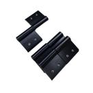 Dobradiça Porta De Giro Dob798 Dob828 2 Abas Preto 9 Peças