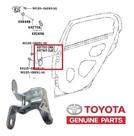 Dobradiça porta traseira esquerda superior toyota genuína