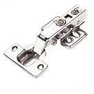 Dobradiça Reta Inox Pistao Amortecedor 35mm Renna