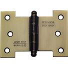 Dobradica Silvana Palmela 4'' Ferro Zincado Oxidado 840 Com 2 Pecas 96417