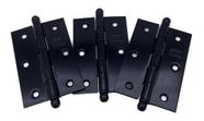 Dobradiça Stam , 3 1/2 X 2,5 - Para Portas Internas, Preto Dobradiça Stam , 3 1/2 X 2,5 - Para Portas Internas, Preto