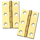 Dobradiça Stanley Solid Brass Miniature Medium 5 cm x 3 cm (1 par)