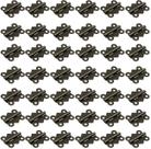 Dobradiças 50pcs dobradiças de topo dobráveis de borboleta ferragens para móveis dobradiça de armário de gaveta de porta com parafusos 200pcs