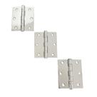 Dobradiças Aço Inox 304 3,5 X 3,0 X 2 Mm 3 Unidades
