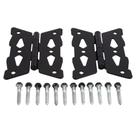 Dobradiças borboletas decorativas National Hardware Black Steel