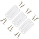 Dobradiças Cooler Hinges Replacement NeverBreak Parts, pacote com 3 peças brancas Dobradiças Cooler Hinges Replacement NeverBreak Parts, pacote com 3 peças brancas
