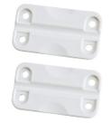 Dobradiças de plástico para caixas de gelo Igloo 24012 (1 par) brancas