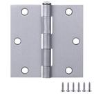 Dobradiças de porta Design House 185918 em cromo escovado, pacote com 9