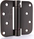 Dobradiças de porta Goldenwarm de 4 polegadas em bronze polido a óleo, pacote com 6