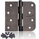 Dobradiças de porta OMANSKO 4 x 4 cm para madeira, pacote com 18 unidades, bronze polido a óleo Dobradiças de porta OMANSKO 4 x 4 cm para madeira, pacote com 18 unidades, bronze polido a óleo
