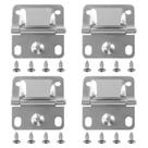 Dobradiças de Refrigerador Pokin em Aço Inoxidável com Parafusos - Compatível com Coleman