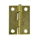 Dobradiças Douradas Com Parafuso Para Caixas Mdf 30 Unidades