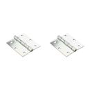 Dobradiças largas National Hardware N195-669 Zincadas, pacote com 2