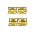 Dobradiças Mini de Latão Maciço dophee 19x13 mm 90 4 Peças Dobradiças Mini de Latão Maciço dophee 19x13 mm 90 4 Peças
